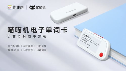 作業(yè)幫喵喵機電子單詞卡 開啟智能硬件學(xué)習(xí)新篇章